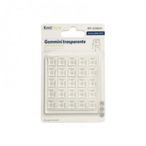 KMT Padlóvédő szilikon öntapadós 10x10mm 25db/csomag