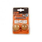 KMT Fiókgomb fa 28mm 2db/csomag, csavarokkal