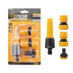   Hoteche Locsoló szórófej+csatlakozó 3/4" 4db-os szett