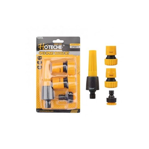 Hoteche Locsoló szórófej+csatlakozó 3/4" 4db-os szett