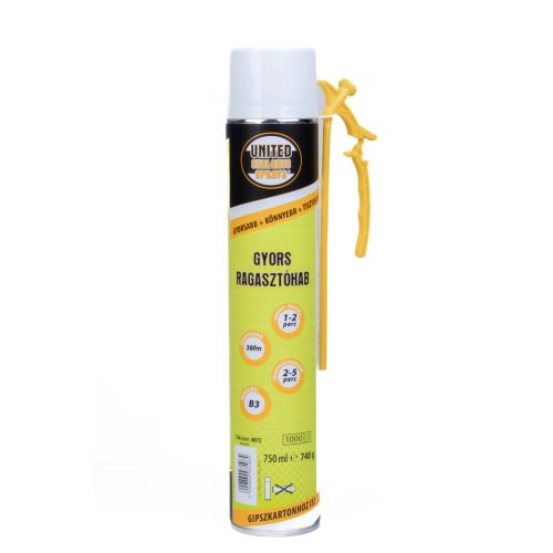 United Gyors ragasztóhab 750ml B3 (12db/dob.)