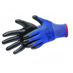   42733 Schuller Allstar aqua kesztyű XL/10" nitril bevonattal, olaj- és víztaszító