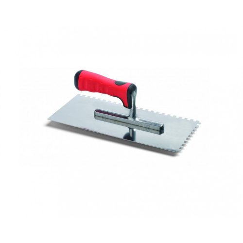 54401 Schuller Stan Karo 2K C2 fogazott rozsdamentes glettelő 6mm fogazás 13x28cm