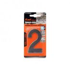 KMT Házszám 2-es fém, öntapadós 75mm