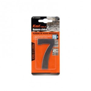 KMT Házszám 7-es fém, öntapadós 75mm