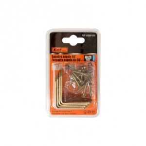 KMT Vasalat 90 fokos 40x20mm 4db/csomag, csavarokkal