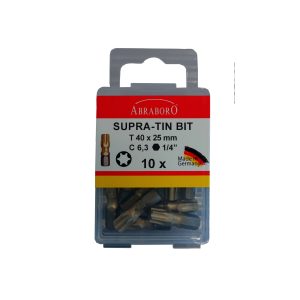 Abraboro Bit Behajtó hegy T40 Supra-TIN 40x25mm (060802640070)