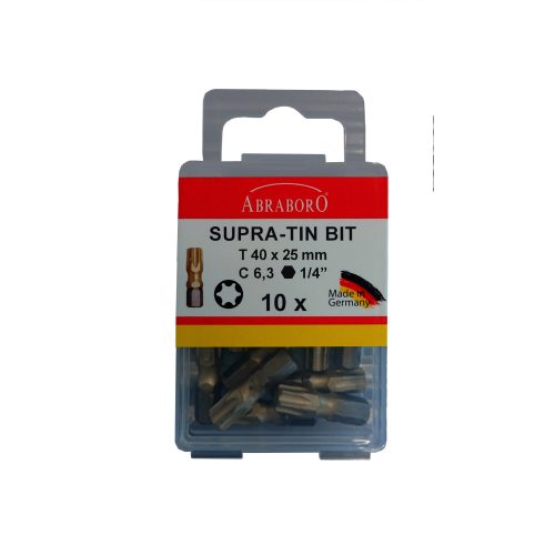Abraboro Bit Behajtó hegy T40 Supra-TIN 40x25mm (060802640070)
