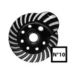   Abraboro Gyémántszemcsés Betoncsiszoló Turbo 125x22,3 (No.10) (050712522003)