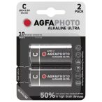 AgfaPhoto Ultra Alkáli Baby Elem LR14 1,5V MN1400