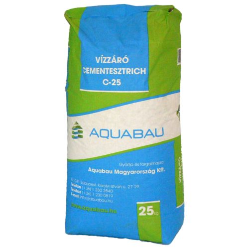 Aquabau Szárazbeton 25kg (20 kg/m2) 48db/#
