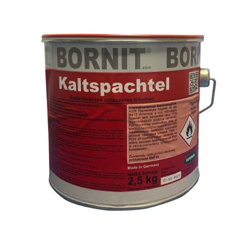 BORNIT Kaltspachtel 2,5 kg szálerősített bitumenes tömitőanyag