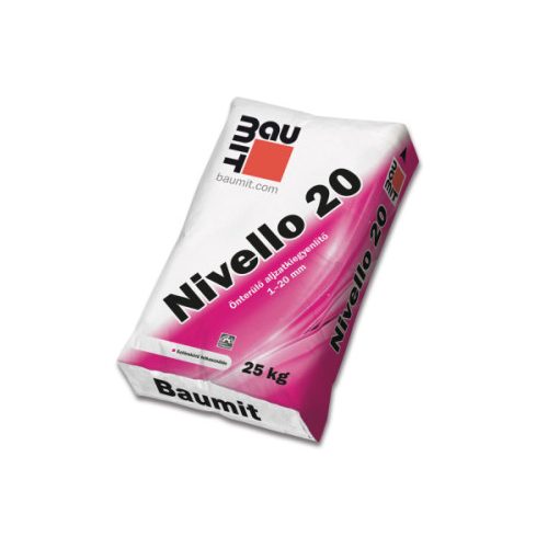 Baumit Nivello 20 cementes aljzatkiegyenlítő 25kg 48db/#