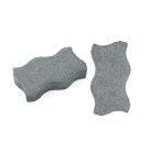 Hullám térkő szürke 6cm 22x11x6 40db/m2, 400db/raklap