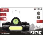Entac Fejlámpa 3W Beépített 18650 akkumulátorral (EHL-3W-180R)