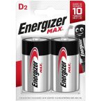 Energizer Max alkáli góliát elem D (2db/csomag)