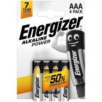 Energizer Power alkáli mikro elem AAA (4db/csomag)