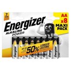 Energizer Power alkáli mikro elem AA (8db/csomag)