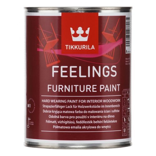 Tikkurila Feelings bútorfesték félmatt furniture SM "A" 0,9l