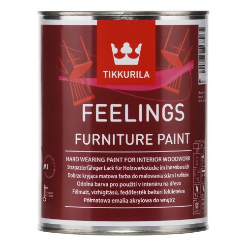 Tikkurila Feelings bútorfesték félmatt furniture SM "A" 2,7ll