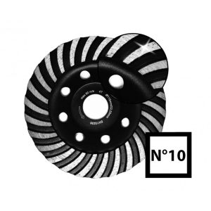 Abraboro Gyémánt betoncsiszoló Turbo 115x22,23 / N"10 /