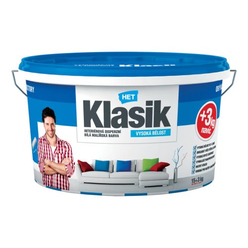 HET Klassik beltéri falfesték fehér 18kg (32db/#)