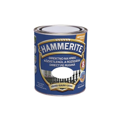 Hammerite Fényes Fehér 0,75 l