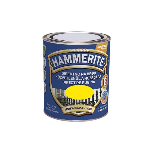 Hammerite Fényes Sárga 0,75 l