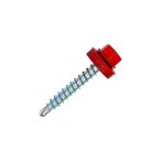   HTLP Lemezcsavar horg. 4,8x35mm önmetsző famenetes RAL 3016 piros EPDM alátéttel (250db/doboz)