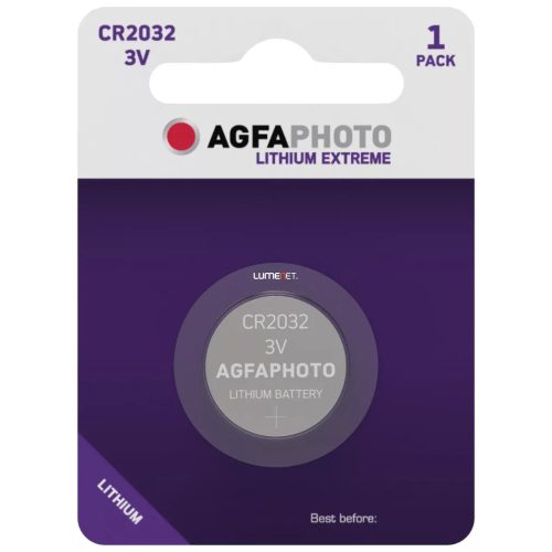 AgfaPhoto Lithium Gombelem CR2032 3V