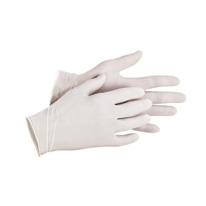 49051 Schuller Medstar egyszer használatos latex kesztyű, púdermentes S/7