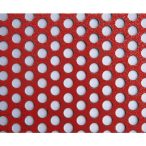 Ereszcsatorna Perforált lemez 1000x2000 piros RAL 3016