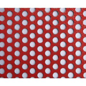 Ereszcsatorna Perforált lemez 1000x2000 RAL 3016 piros