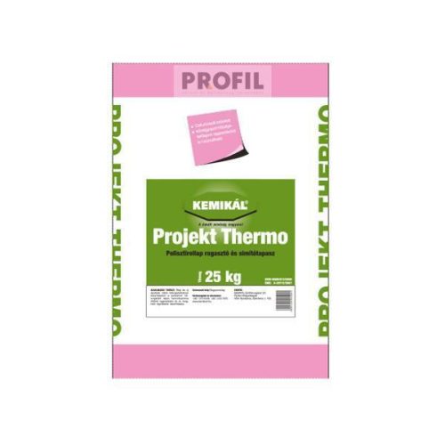 KEMIKÁL Projekt Thermo Easy 25kg hőszigetelő ragasztó (48db/#)