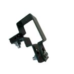   PVC-s sarok táblás kerítés rögzítő bilincs 60x40mm-es oszlophoz RAL 7016 antracitszürke