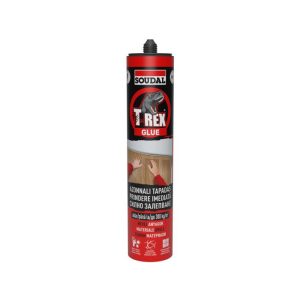 Soudal T-Rex Glue (piros) vízbázisú szerelő ragasztó 310 ml