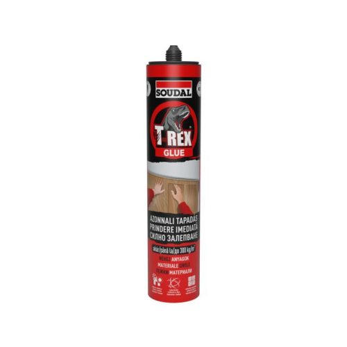 Soudal T-Rex Glue (piros) vízbázisú szerelő ragasztó 310 ml