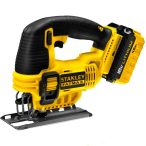   STANLEY FatMax 18 VOLT-OS V20 Akkumulátoros Dekopírfűrész kefe nélküli (SFMCS650M2K)