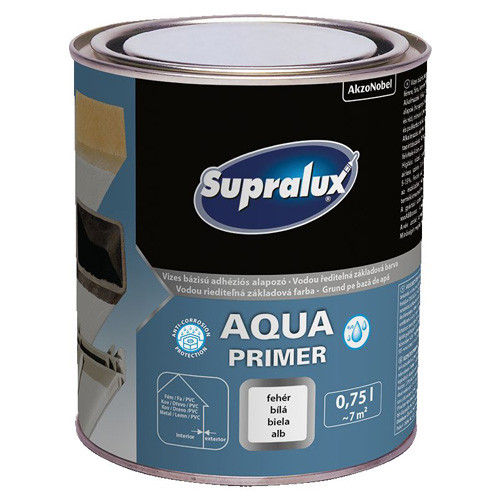 Supralux Aqua Primer alapozó fehér 2,5 l