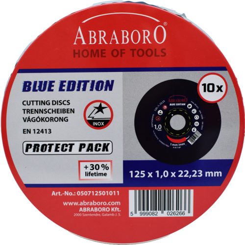 Abraboro Chili Inox Blue Edition Vágókorong 115x1 (10db/csomag) (0507 1150 1011)