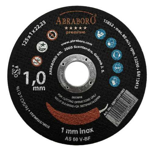 Abraboro Chili Inox Prémium Vágókorong 230x1,9x22,23 (050723001001)