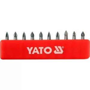 YATO Bit készlet PH0 10db-os YT-0473